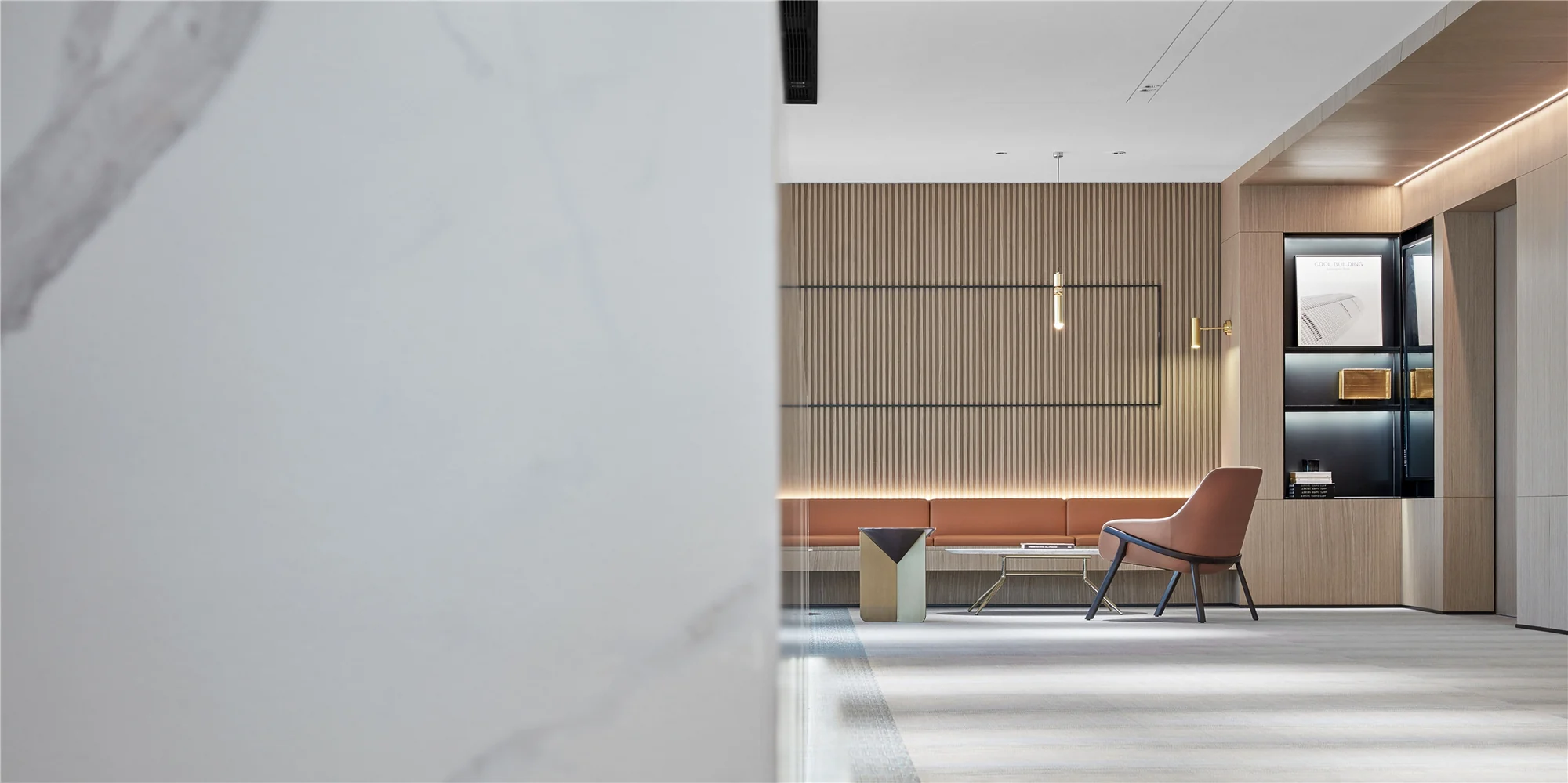 Calm modern interior representing the SATU studio approach